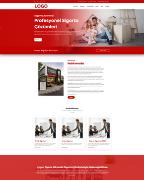 Premium acente web tema önizlemesi